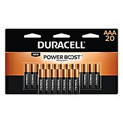 Duracell Coppertop AAA Alkaline Batteries, 20/Pack (MN2400B20Z)