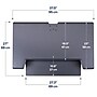 Ergotron WorkFit-TL 38"W Adjustable Standing Desk Converter, Black/Dark Gray (33-406-085)~#|#~sp147485081_sc7