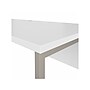 Bush Business Furniture Hybrid 72"W Computer Table Desk with Metal Legs, White (HYD373WH)~#|#~sp147608287_sc7
