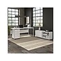 Bush Business Furniture Hybrid 72"W Computer Table Desk with Metal Legs, White (HYD373WH)~#|#~sp147608289_sc7