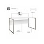 Bush Business Furniture Hybrid 60"W Computer Table Desk with Metal Legs, White (HYD360WH)~#|#~sp147608292_sc7