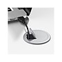 Bush Business Furniture Hybrid 60"W Computer Table Desk with Metal Legs, White (HYD360WH)~#|#~sp147608294_sc7