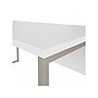Bush Business Furniture Hybrid 60"W Computer Table Desk with Metal Legs, White (HYD360WH)~#|#~sp147608295_sc7