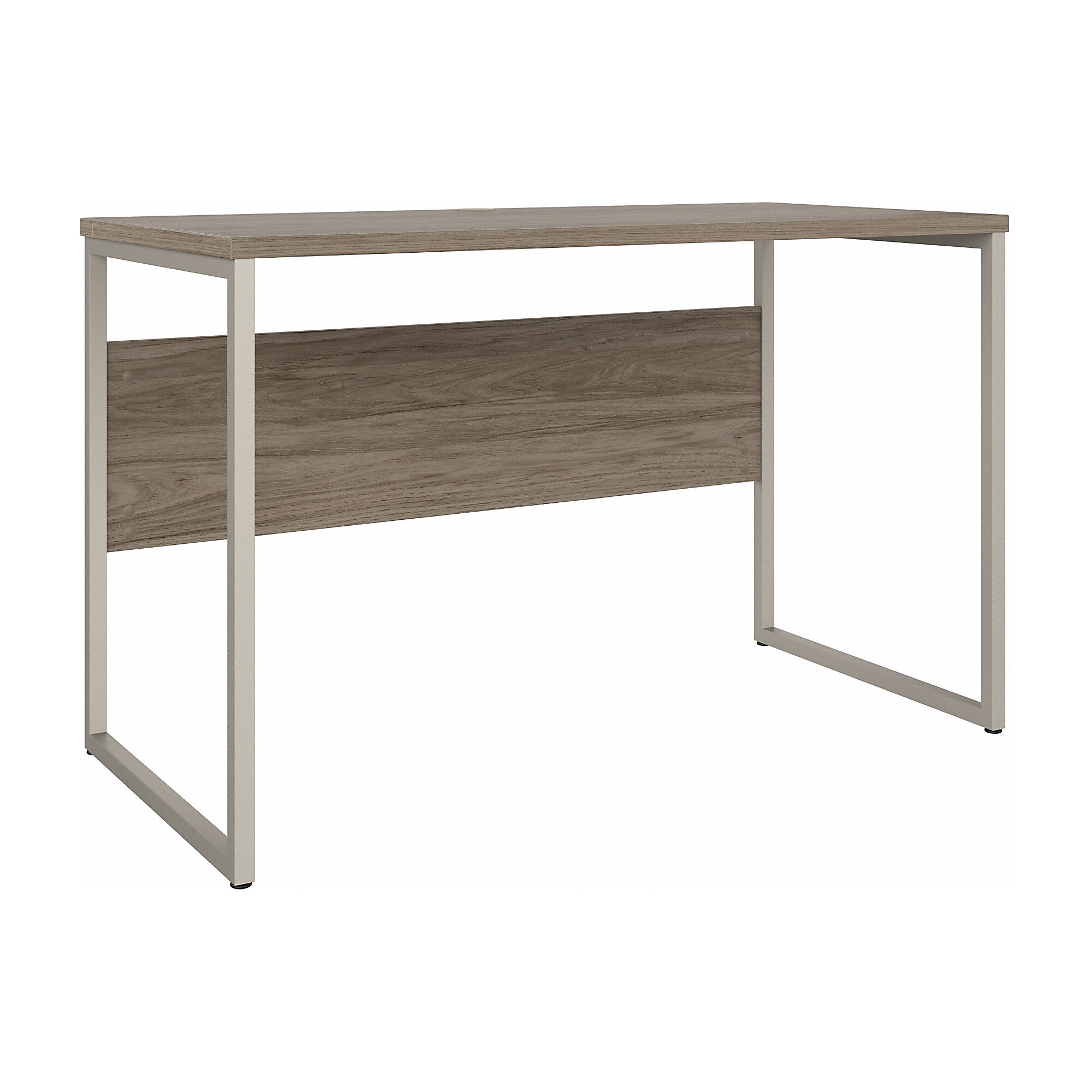 Bush Business Furniture Hybrid 48″W Computer Table Desk with Metal Legs, Modern Hickory (HYD148MH) Sansujyuku sansujyuku.com