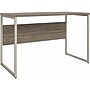 Bush Business Furniture Hybrid 48"W Computer Table Desk with Metal Legs, Modern Hickory (HYD148MH)~#|#~sp147608491_sc7