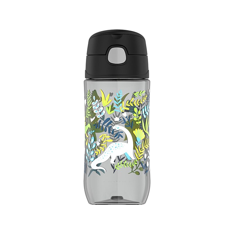 Thermos FUNtainer Playful Dinosaur Dinosaur Plastic Water Bottle, 16 oz. (GP4042DN6) image 1