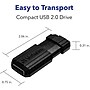 Verbatim PinStripe 32GB USB 2.0 Type A Flash Drive, Black (49064)~#|#~sp147694958_sc7