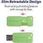 Verbatim PinStripe 16GB USB 2.0 Type A Flash Drive, Assorted Colors (99813)~#|#~sp147695536_sc7