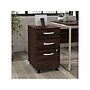 Bush Business Furniture Hybrid 3-Drawer Mobile Vertical File Cabinet, Letter/Legal Size, Lockable, Black Walnut (HYF216BWSU-Z)~#|#~sp147695911_sc7