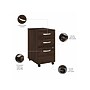 Bush Business Furniture Hybrid 3-Drawer Mobile Vertical File Cabinet, Letter/Legal Size, Lockable, Black Walnut (HYF216BWSU-Z)~#|#~sp147695912_sc7