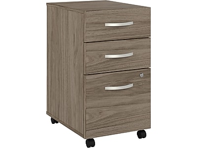 Bush Business Furniture Hybrid 3-Drawer Mobile Vertical File Cabinet