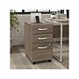 Bush Business Furniture Hybrid 3-Drawer Mobile Vertical File Cabinet, Letter/Legal Size, Lockable, Modern Hickory (HYF216MHSU-Z)~#|#~sp147695921_sc7