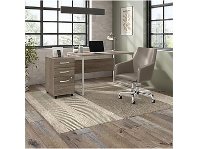 Bush Business Furniture Hybrid 3-Drawer Mobile Vertical File Cabinet - Thumbnail 4