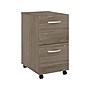Bush Furniture Hybrid 2-Drawer Mobile Vertical File Cabinet, Letter/Legal Size, Lockable, Modern Hickory (HYF116MHSU-Z)~#|#~sp147695945_sc7