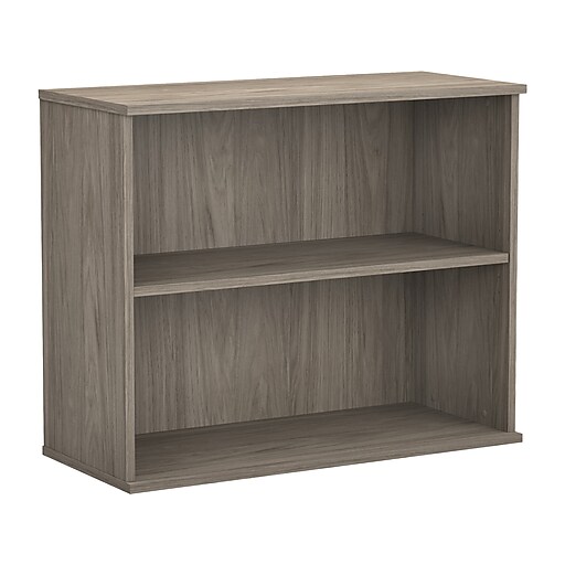 Bush Business Furniture Hybrid 29"H 2Shelf Bookcase with Adjustable