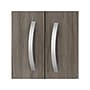 Bush Business Furniture Hybrid 73"H 5-Shelf Bookcase with Doors, Modern Hickory Laminated Wood (HYB024MH)~#|#~sp147696185_sc7