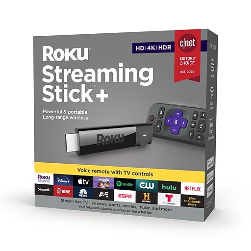 Roku Streaming Stick+ 3810R HD/4K/HDR Streaming Device with Longrange
