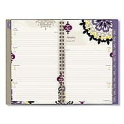 Cambridge® Vienna Weekly/Monthly Appointment Book, 8 x 4 7/8, Purple, 2022
