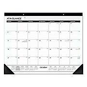 AT-A-GLANCE® Ruled Desk Pad, 21.75 x 17, 2021-2022