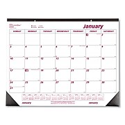 Brownline® Monthly Desk Pad Calendar, Chipboard, 22 x 17, 2022