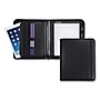 Samsill Professional Faux Leather Portfolio Case with Zipper Closure, Black (SAM15650)~#|#~sp147786186_sc7