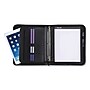 Samsill Professional Faux Leather Portfolio Case with Zipper Closure, Black (SAM15650)~#|#~sp147786187_sc7