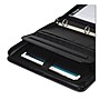 Samsill Professional Faux Leather Portfolio Case with Zipper Closure, Black (SAM15650)~#|#~sp147786188_sc7