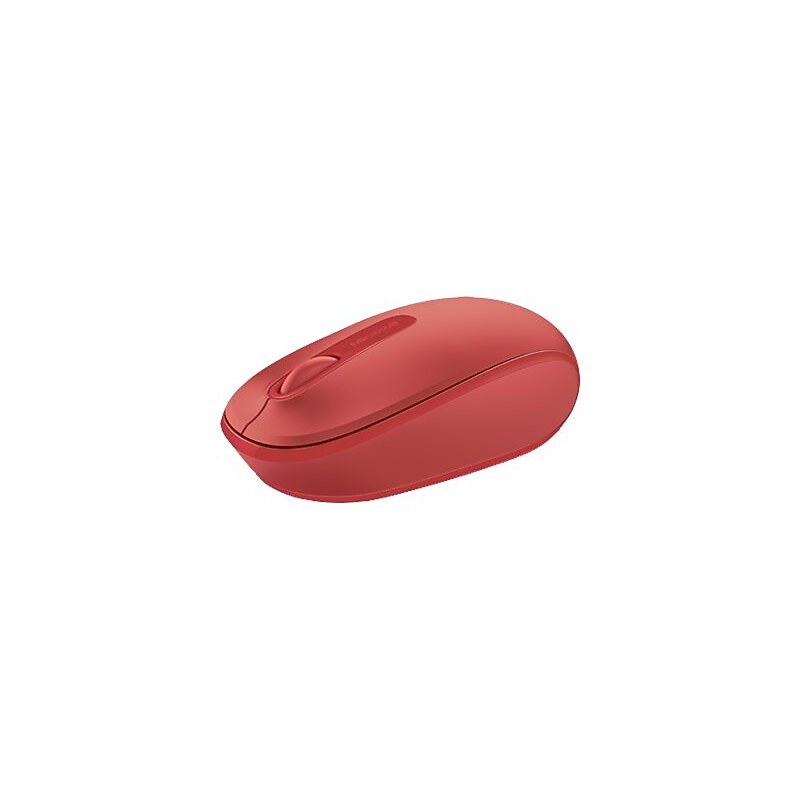 Microsoft Mobile 1850 Wireless Ambidextrous Optical Mouse, Flame Red (U7Z-00038) image 1