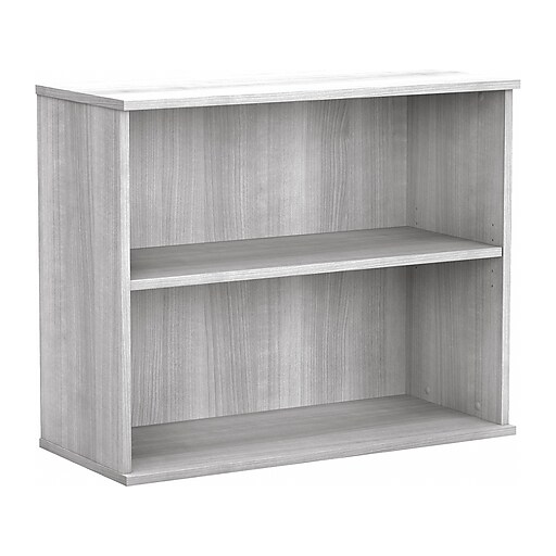 Bush Business Furniture Hybrid 29"H 2Shelf Bookcase with Adjustable