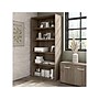 Bush Business Furniture Hybrid 73"H 5-Shelf Bookcase with Adjustable Shelves, Modern Hickory Laminated Wood (HYB136MH-Z)~#|#~sp147788028_sc7