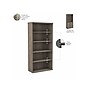 Bush Business Furniture Hybrid 73"H 5-Shelf Bookcase with Adjustable Shelves, Modern Hickory Laminated Wood (HYB136MH-Z)~#|#~sp147788029_sc7