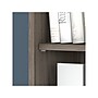Bush Business Furniture Hybrid 73"H 5-Shelf Bookcase with Adjustable Shelves, Modern Hickory Laminated Wood (HYB136MH-Z)~#|#~sp147788031_sc7