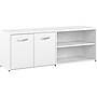 Bush Business Furniture Hybrid 21" Low Storage Cabinet with Doors and 6 Shelves, White (HYS160WH-Z)~#|#~sp147788089_sc7