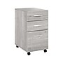 Bush Business Furniture Hybrid 3-Drawer Mobile Vertical File Cabinet, Letter/Legal Size, Lockable, Platinum Gray (HYF216PGSU-Z)~#|#~sp147788133_sc7