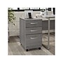 Bush Business Furniture Hybrid 3-Drawer Mobile Vertical File Cabinet, Letter/Legal Size, Lockable, Platinum Gray (HYF216PGSU-Z)~#|#~sp147788134_sc7