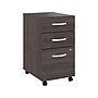 Bush Business Furniture Hybrid 3-Drawer Mobile Vertical File Cabinet, Letter/Legal Size, Lockable, Storm Gray (HYF216SGSU-Z)~#|#~sp147788145_sc7