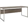 Bush Business Furniture Hybrid 72"W Computer Table Desk with Metal Legs, Modern Hickory (HYD373MH)~#|#~sp148019784_sc7