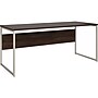 Bush Business Furniture Hybrid 72"W Computer Table Desk with Metal Legs, Black Walnut (HYD373BW)~#|#~sp148019794_sc7