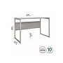 Bush Business Furniture Hybrid 48"W Computer Table Desk with Metal Legs, Platinum Gray (HYD148PG)~#|#~sp148019966_sc7
