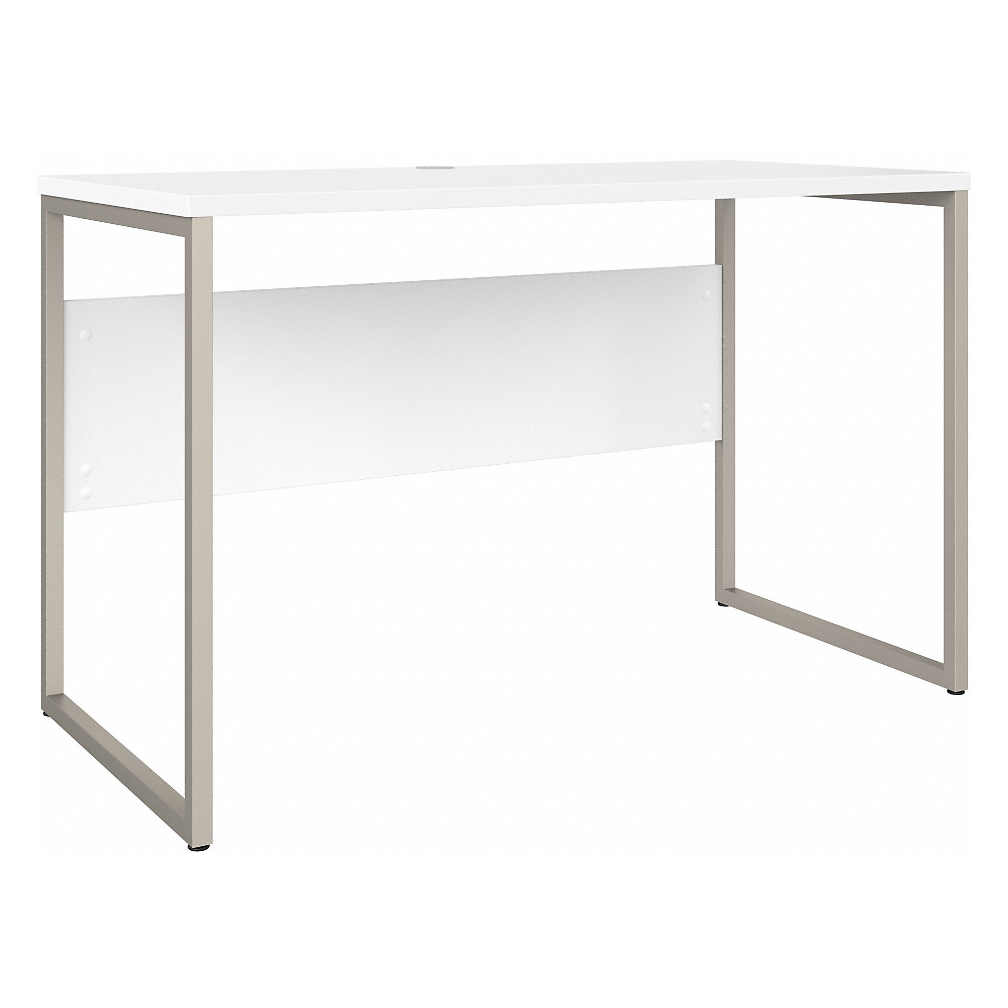 Bush Business Furniture Hybrid 48″W Computer Table Desk with Metal Legs, White (HYD148WH) Sansujyuku sansujyuku.com