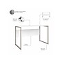 Bush Business Furniture Hybrid 48"W Computer Table Desk with Metal Legs, White (HYD148WH)~#|#~sp148019980_sc7