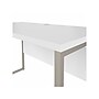 Bush Business Furniture Hybrid 48"W Computer Table Desk with Metal Legs, White (HYD148WH)~#|#~sp148019983_sc7