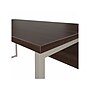 Bush Business Furniture Hybrid 60"W Computer Table Desk with Metal Legs, Black Walnut (HYD360BW)~#|#~sp148020070_sc7