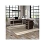 Bush Business Furniture Hybrid 60"W Computer Table Desk with Metal Legs, Black Walnut (HYD360BW)~#|#~sp148020072_sc7