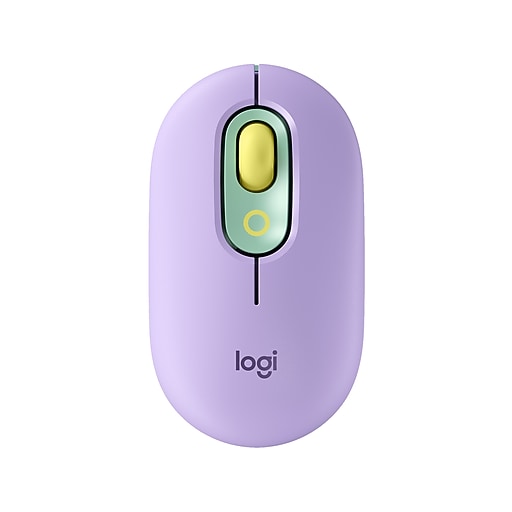 Logitech POP Wireless Ambidextrous Optical USB Mouse, Daydream (910