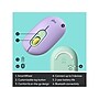 Logitech POP Wireless Ambidextrous Optical Mouse, Daydream (910-006544)~#|#~sp148020091_sc7