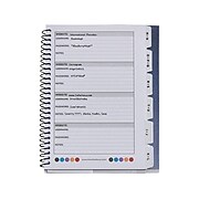 RE-FOCUS THE CREATIVE OFFICE 5.5" x 7" Small Password Keeper Book, Black (11003)