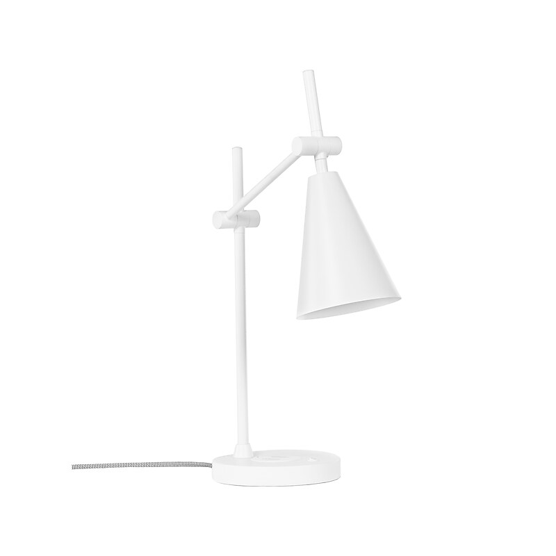 Gry Mattr LED Desk Lamp, 24", White Metal (GMCC-00858) image 1