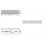 ComplyRight Moistenable Glue Security Tinted Double-Window Tax Envelopes, 5 5/8" x 9", 50/Pack (4444150)~#|#~sp148020264_sc7