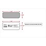 ComplyRight Moistenable Glue Security Tinted Double Window Tax Envelopes, 5 5/8" x 9", 50/Pack (1095CENV50)~#|#~sp148020318_sc7